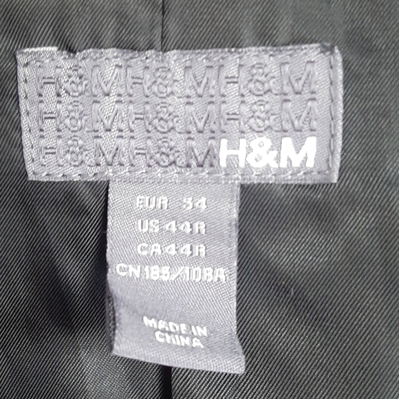 Black Striped H&M Suit - Picture 3 of 11